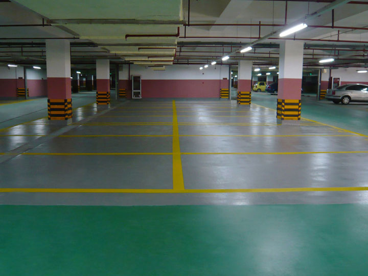 地下車庫(kù)環(huán)氧地坪效果圖